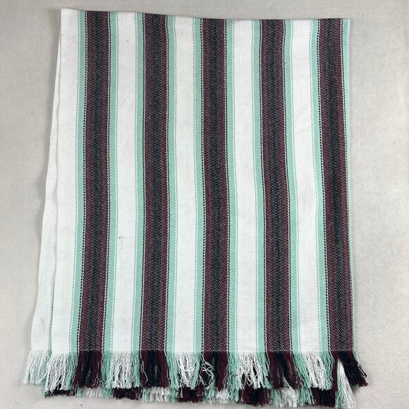 Original Senor Lopez Baja Blanket Beach Blanket Bora Bora Fringe 41"x72" Striped - Picture 4 of 11